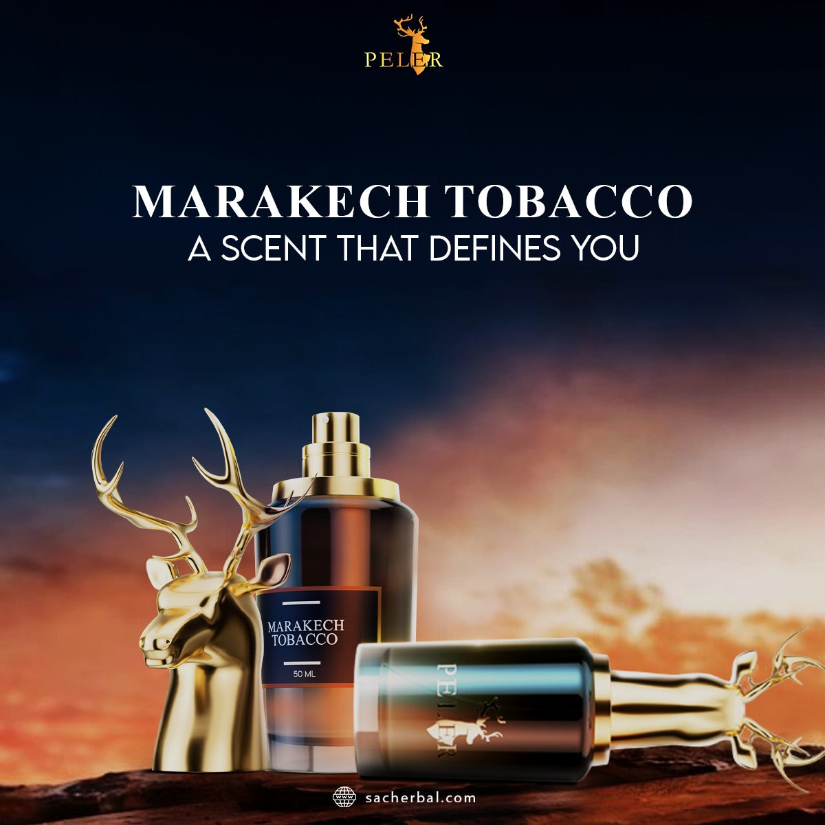 Marakech Tobacco Perfume 50ml - عطر مراكش التبغ 50 مل